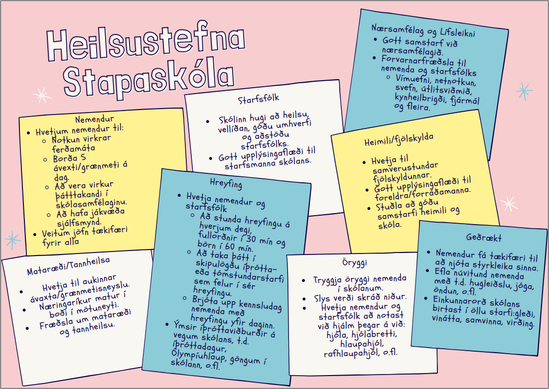 Heilsustefna Stapaskóla