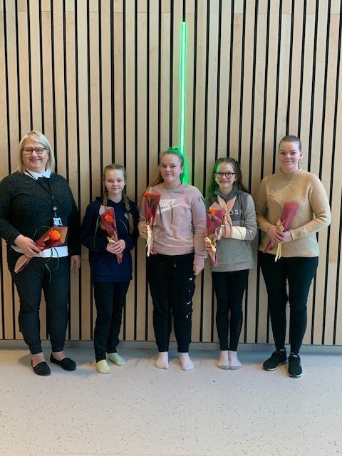 Sigurvegarar skólakeppni Stapaskóla