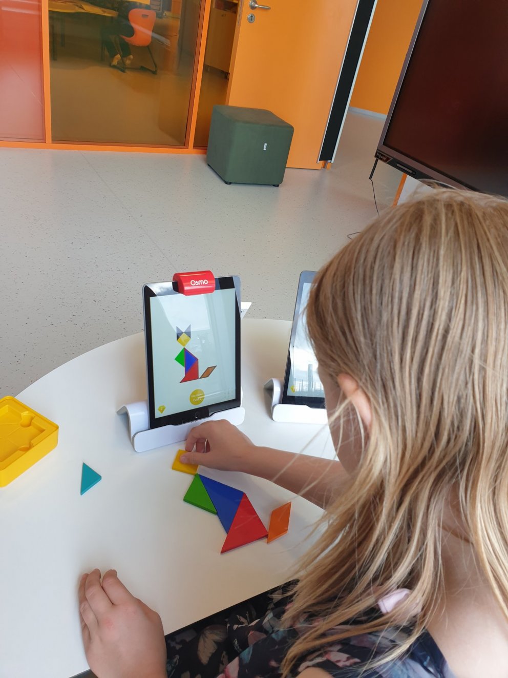 Stöðvavinna hjá 2. bekk