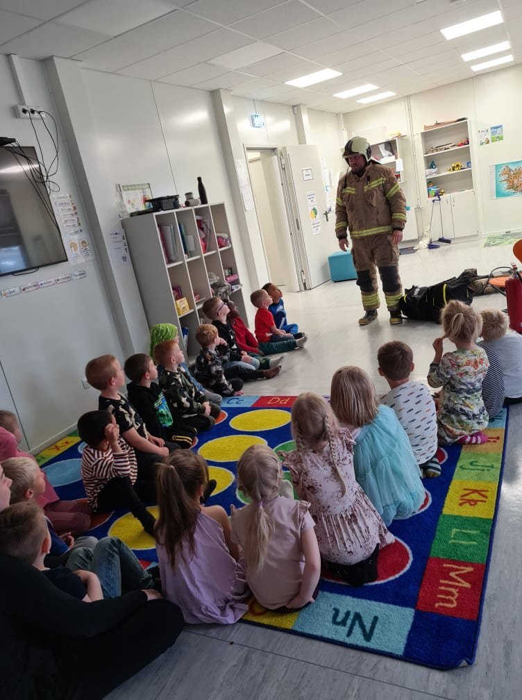 Heimsókn frá Bunavörnum Suðurnesja.