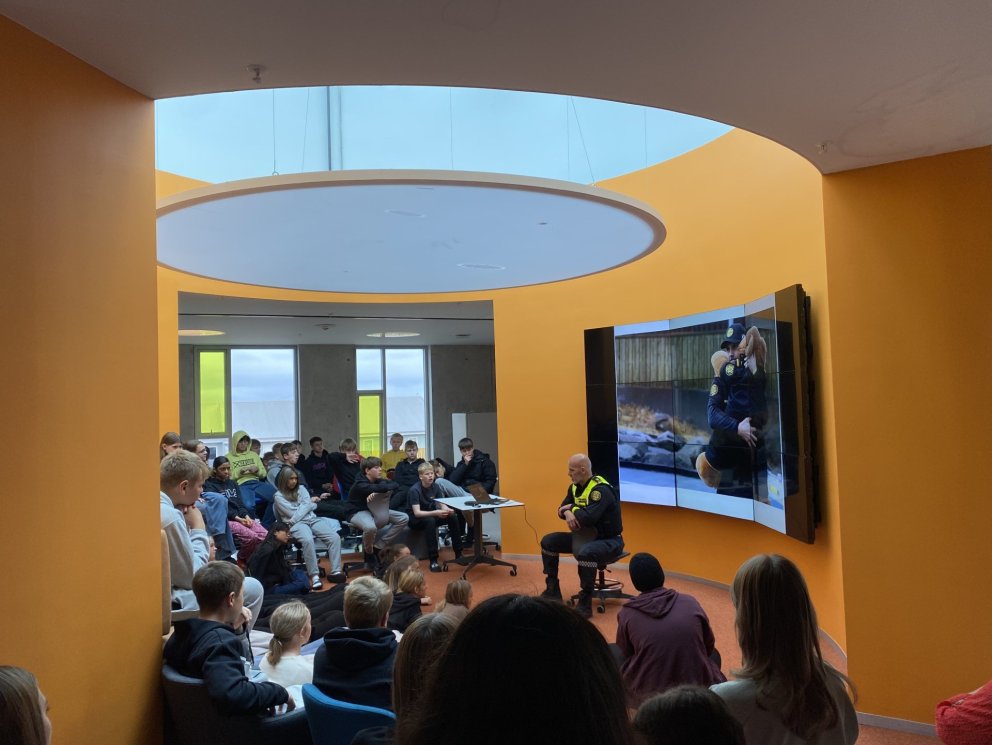 Lögreglan í heimsókn