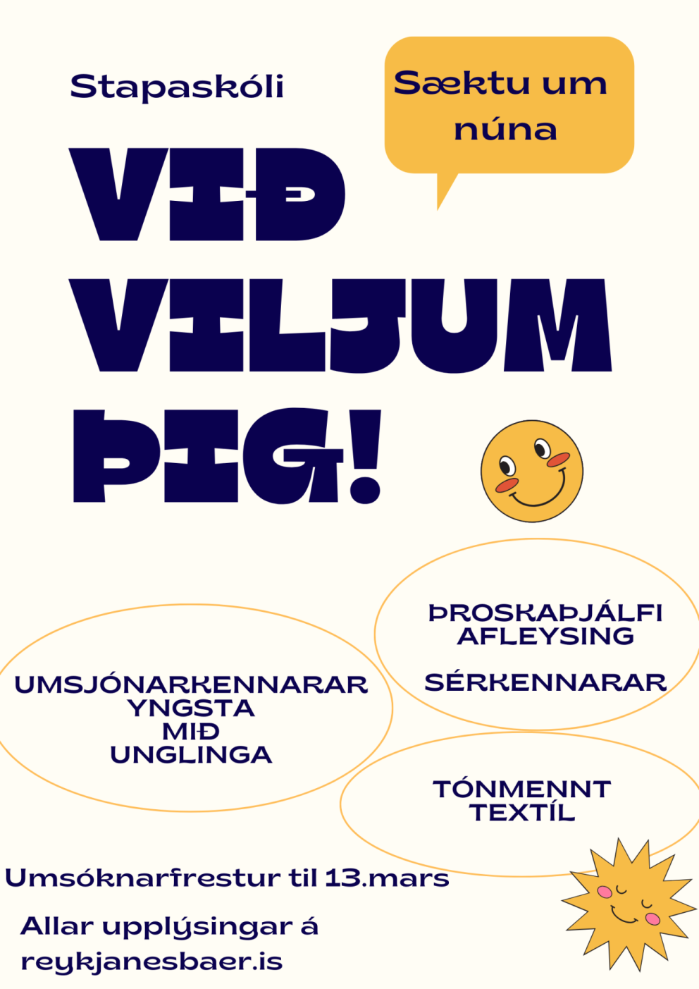 Viltu koma í Stapaskólaliðið!