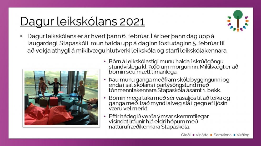 Dagur leikskólans 2021