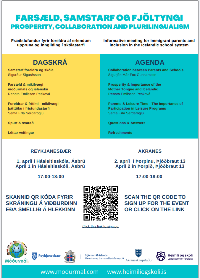 Farsæld, samstarf og fjöltyngi