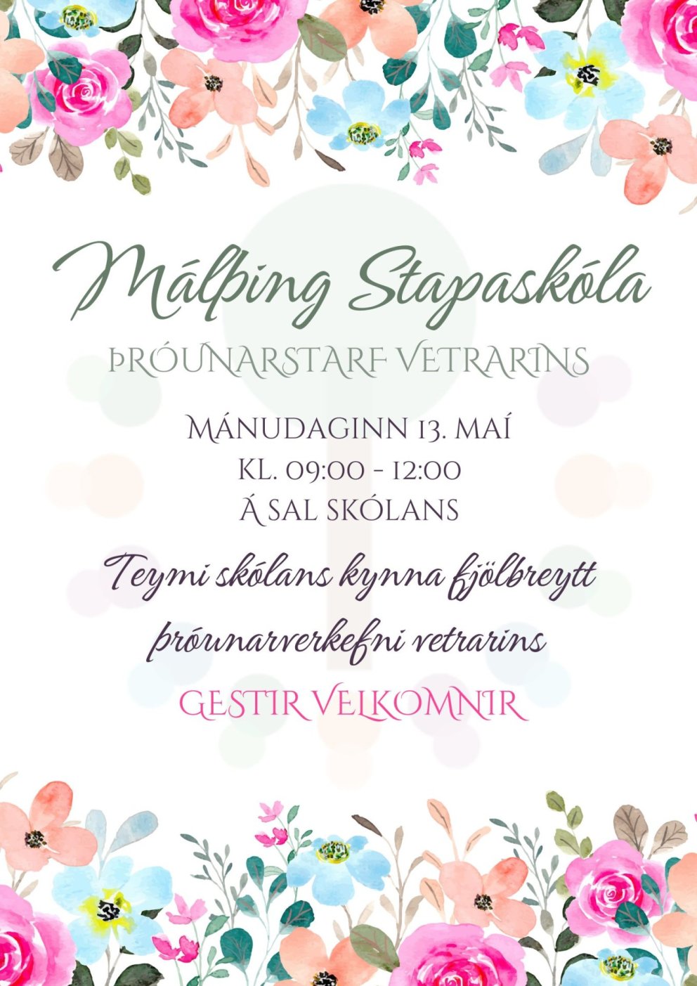 Málþing Stapaskóla - Þróunarstarf vetrarins