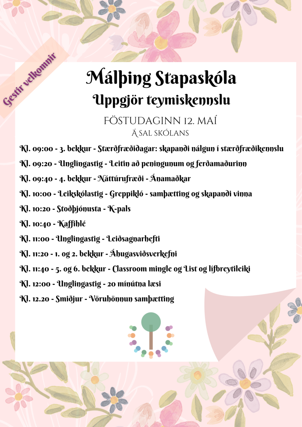 Málþing Stapaskóla - uppgjör teymiskennslu