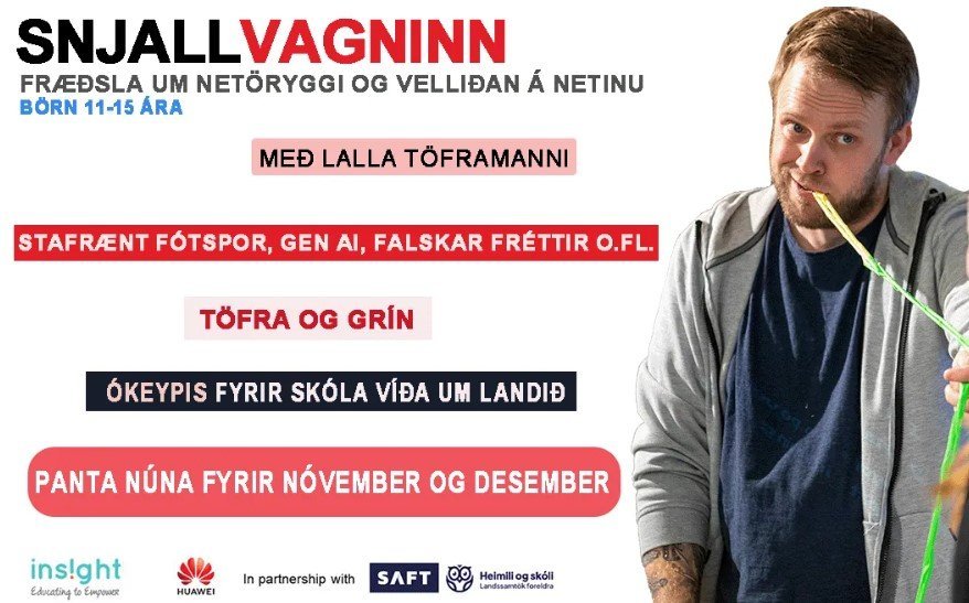 Snjallvagninn - fræðsla um netöryggi