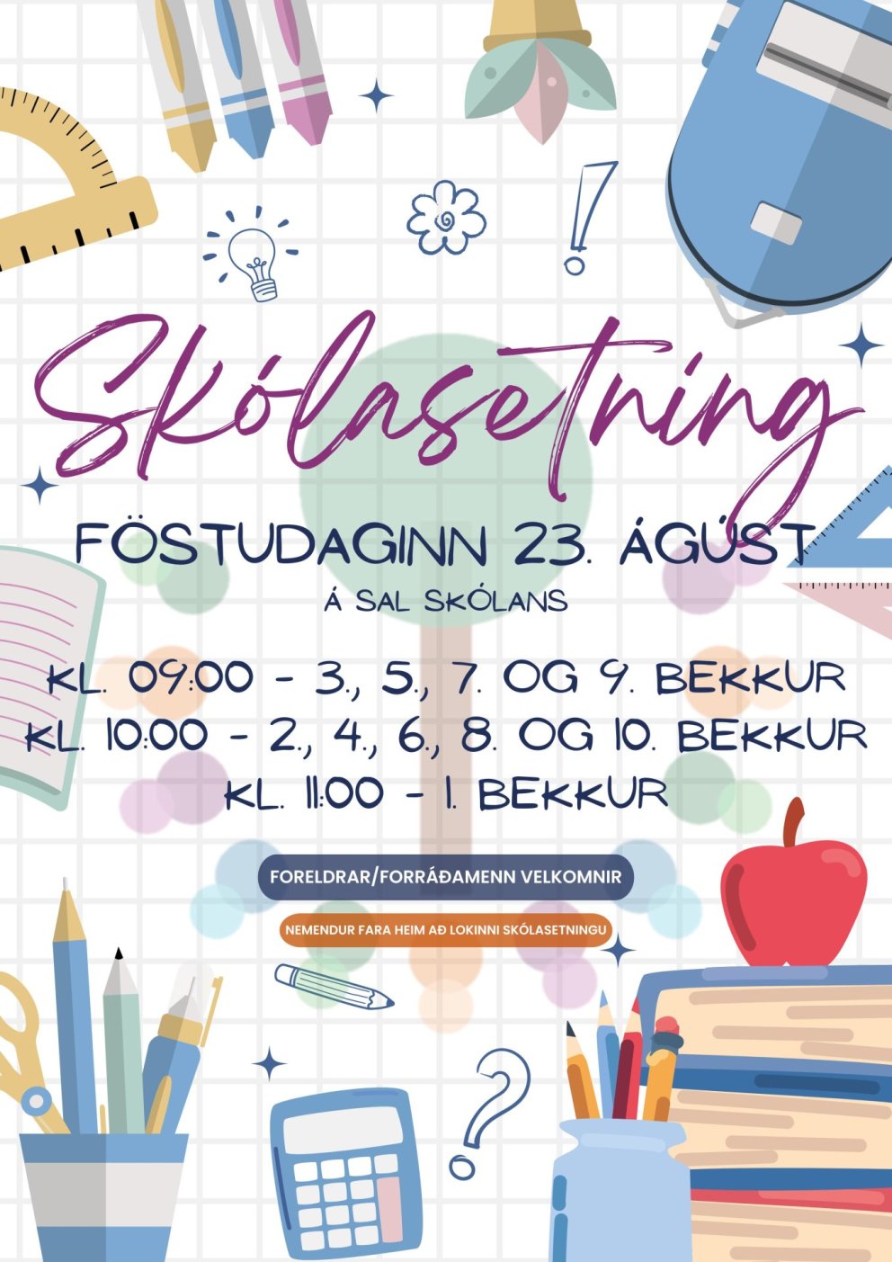 Skólasetning 2024-2025