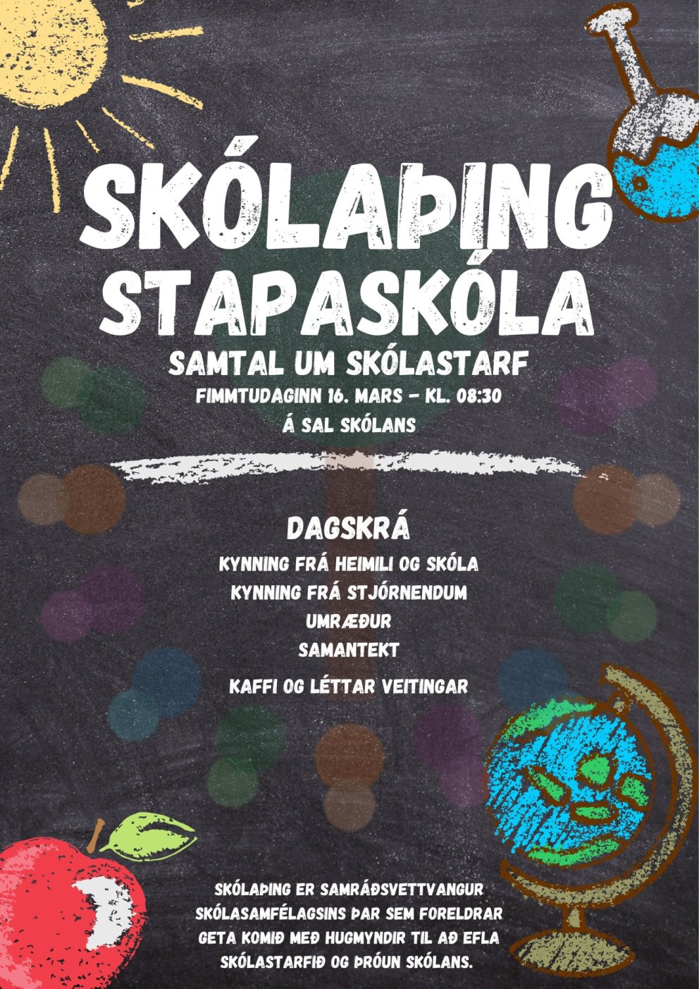 Skólaþing Stapaskóla - 16. mars 2023