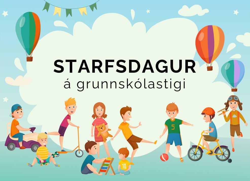 Starfsdagur mánudaginn 13. mars - Grunnskólastig