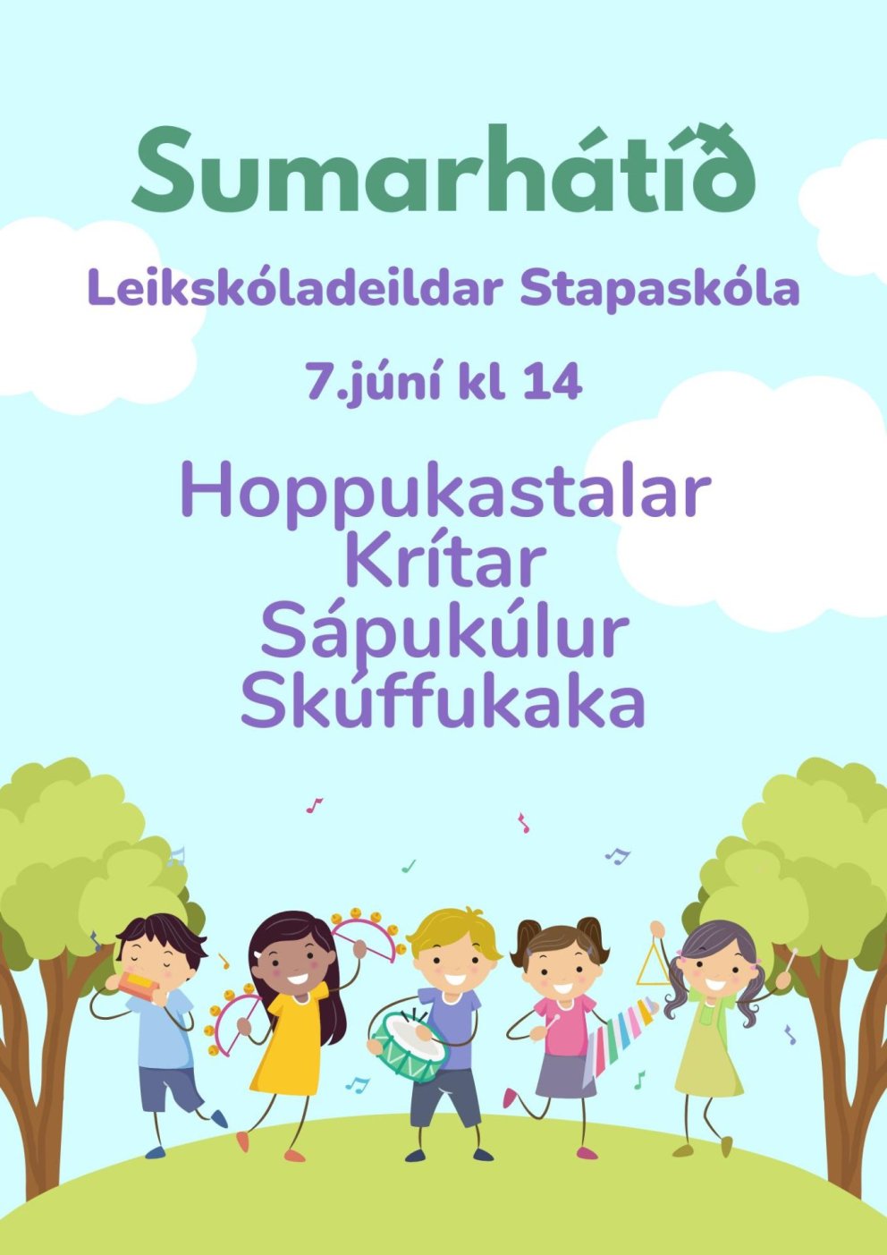 Sumarhátíð leikskólastigs Stapaskóla