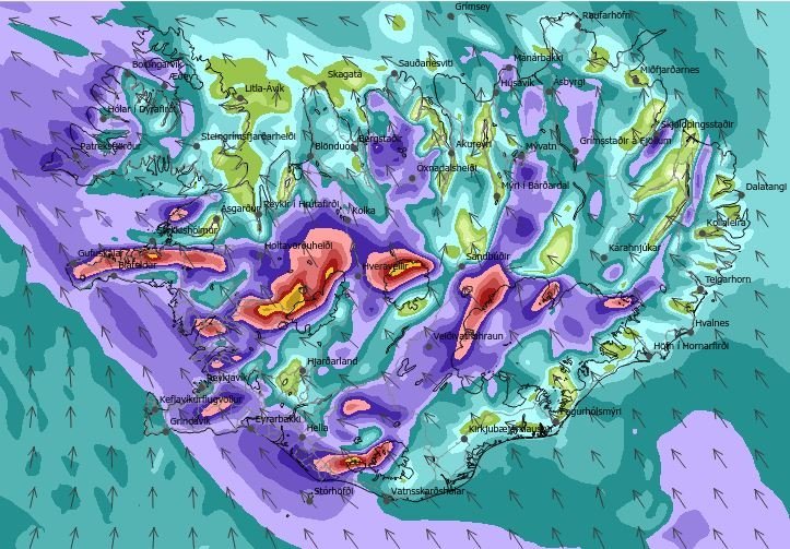 Fylgjumst með veðri - föstudaginn 20. janúar