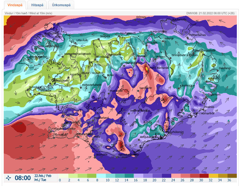 Fylgjumst með veðri!
