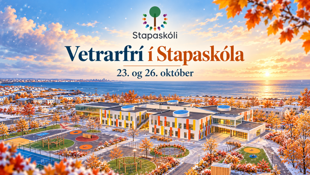 Vetrarfrí í Stapaskóla 23. og 26. október