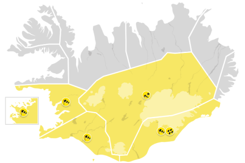 Slæm veðurspá fyrir miðvikudaginn 14. október