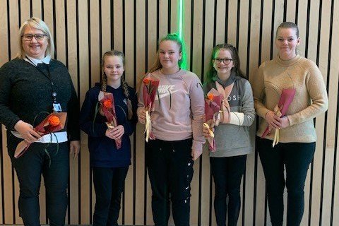 Sigurvegarar skólakeppni Stapaskóla