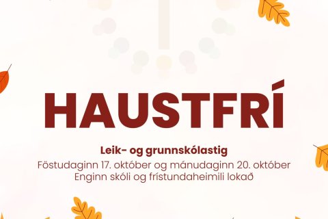 Haustfrí 17. og 20. október
