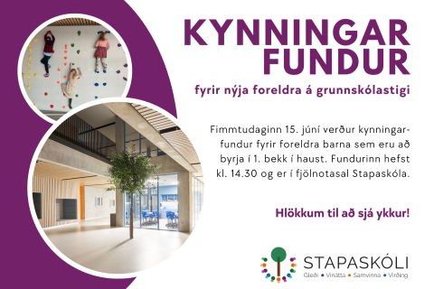 Kynningarfundur fyrir nýja foreldra á grunnskólastigi
