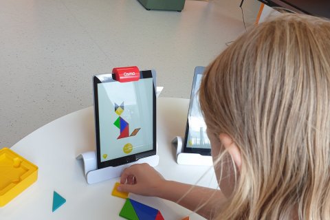 Stöðvavinna hjá 2. bekk