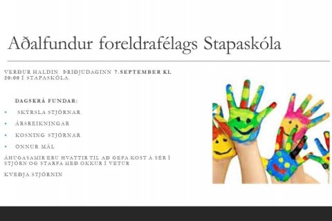 Aðalfundur foreldrafélagsins