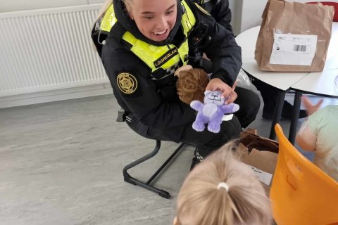 Löggan kom með Blæ