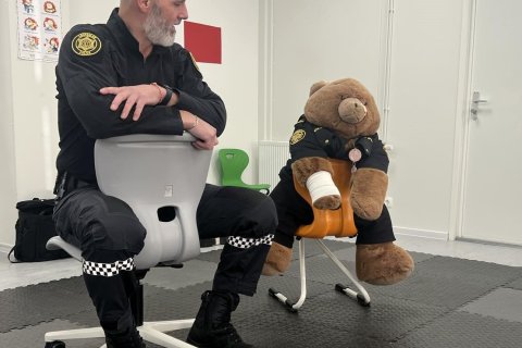 Lúlli löggubangsi í heimsókn