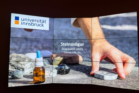 Heimsókn frá Tomas Gatt, jarðfræðingi.