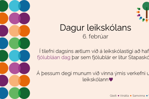 Dagur leikskólans 6. febrúar