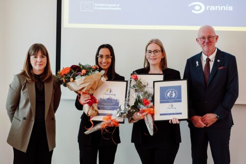 Viðurkenning fyrir eTwinning verkefni ársins 2025
