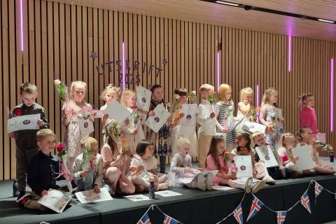 Útskrift elstu leikskólabarna