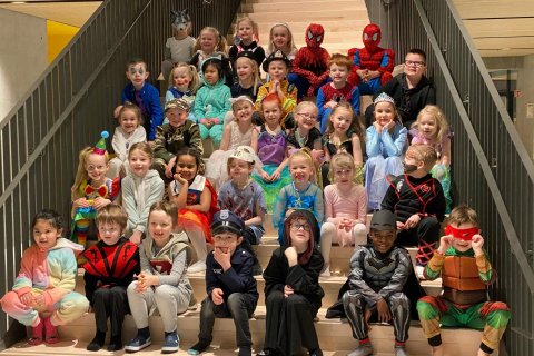 Líf og fjör á öskudaginn