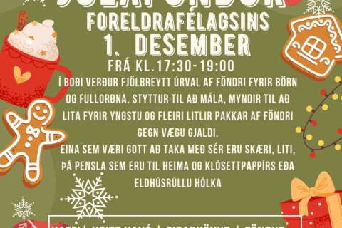 Jólaföndur foreldrafélagsins