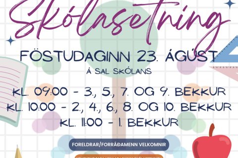 Skólasetning 2024-2025