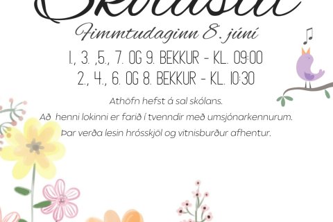 Skólaslit skólaárið 2023