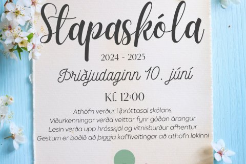 Útskrift 10. bekkjar skólaárið 2024-2025