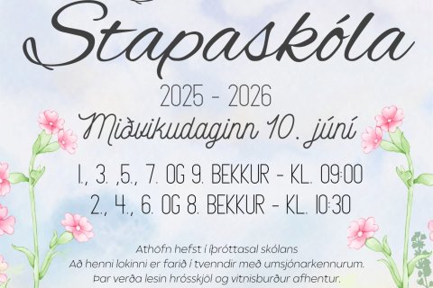 Skólaslit skólaárið 2025-2026