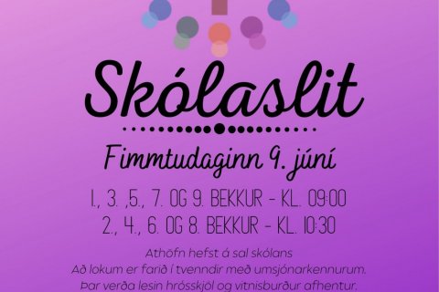 Skólaslit við Stapaskóla