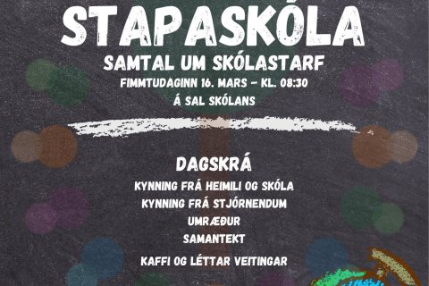 Skólaþing Stapaskóla - 16. mars 2023