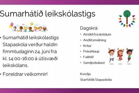 Sumarhátíð leikskólastigs