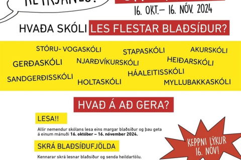 Svakaleg lestrarkeppni skólanna